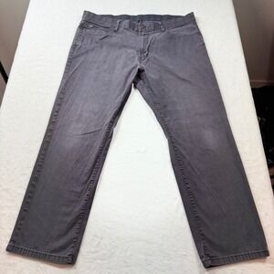 English Laundry Pants Mens 38x29 Charcoal Grey Good Stretch 5-Pocket Chino